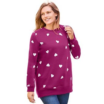 Woman Within Plus Size Printed Sweatshirt