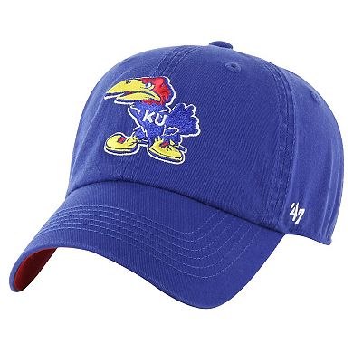 Men's '47 Royal Kansas Jayhawks Vintage Sure Shot Franchise Fitted Hat
