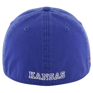 Men's '47 Royal Kansas Jayhawks Vintage Sure Shot Franchise Fitted Hat