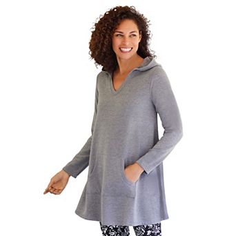 Woman Within Plus Size Pocket Hoodie Sweatshirt