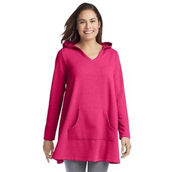 Woman Within Plus Size Pocket Hoodie Sweatshirt