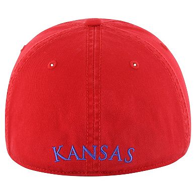 Men's '47 Red Kansas Jayhawks Classic Franchise Legacy Fitted Hat