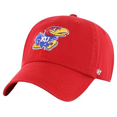 Men's '47 Red Kansas Jayhawks Classic Franchise Legacy Fitted Hat
