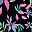 Black Multi Floral