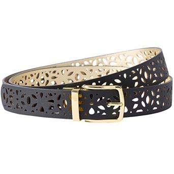 Woman Within Reversible Laser Cut Belt
