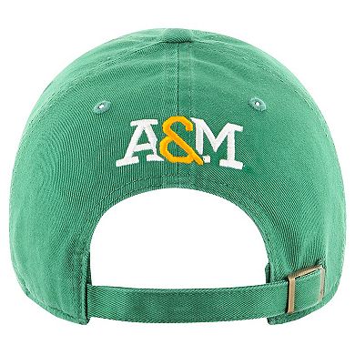 Men's '47 Green Florida A&M Rattlers Side & Back Clean Up Adjustable Hat