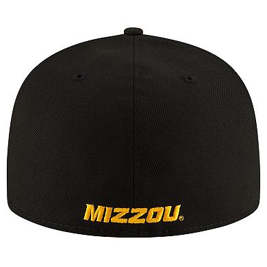 Men's New Era Black Missouri Tigers 59FIFTY Fitted Hat