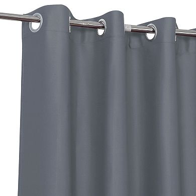 2 Pcs Blackout Thermal Insulated Grommet Window Curtain Panel Valance Darkening Drapes 52" X 63"