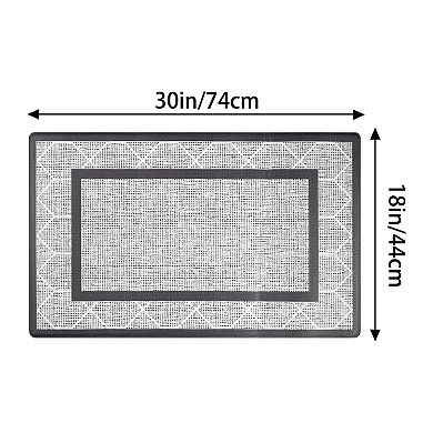 Machine Washable Kitchen Rug, Non-slip Kitchen Runner Rugs Floor Mats 18" X 30" 2pcs