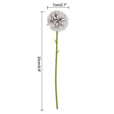 Artificial Flower Heads, Silk Chrysanthemum Hydrangea Faux Flowers 20Pcs