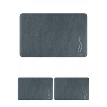 Modern Kitchen Mat Non Skid Cushioned Kitchen Mats For Floor 18" X 28" 3 pc