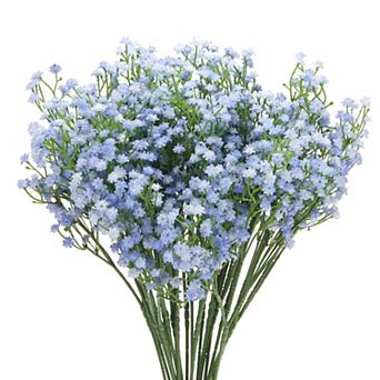 Baby's Breath Artificial Flowers 3 Branches 21 pc Real Touch For Home Decoration