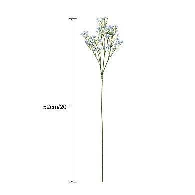 Baby's Breath Artificial Flowers 3 Branches 21 Pcs Real Touch For Home Decoration