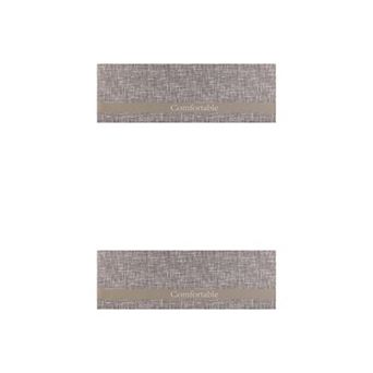 Letter Pattern Kitchen Mat Kitchen Rug Standing Mats For Office, Sink, Laundry 18" X 48" 2 pc