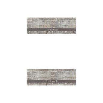 Letter Pattern Kitchen Mat Kitchen Rug Standing Mats For Office, Sink, Laundry 18" X 48" 2 pc