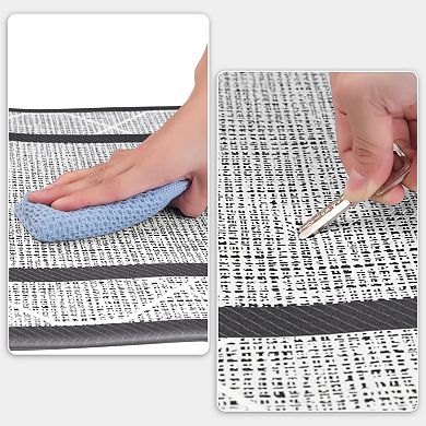 Machine Washable Kitchen Rug, Non-slip Kitchen Runner Rugs Floor Mats 18" X 48" 2pcs