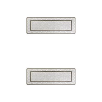 Machine Washable Kitchen Rug, Non-slip Kitchen Runner Rugs Floor Mats 18" X 48" 2 pc