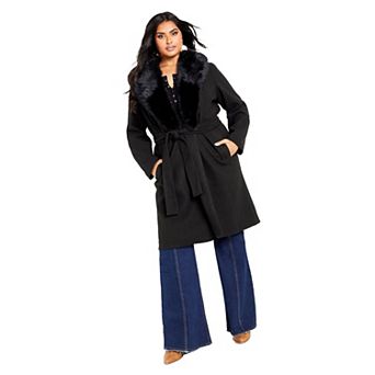 Avenue Women's Plus Size Goddess Coat