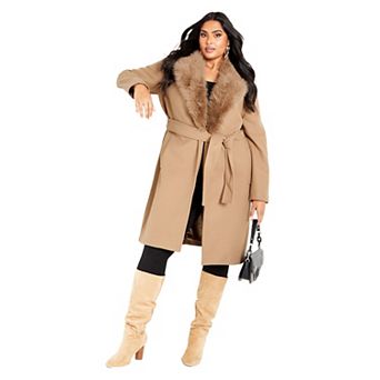 Avenue Women's Plus Size Goddess Coat