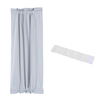 Blackout Door Curtain, 25"w X 40"l French Window Door Curtain 1 Panel