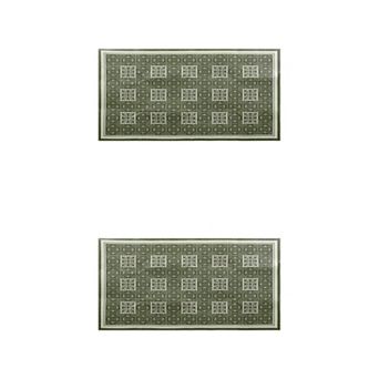 Kitchen Rugs Wiping Kitchen Mat Large Foot Wipe Mat No Washing Kitchen Mat 24" X 47" 2 pc