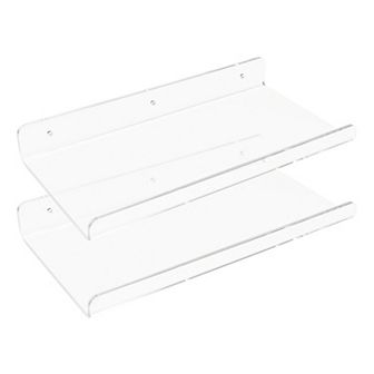 Clear Acrylic Floating Shelves For Room Wall Mounted Display Shelf