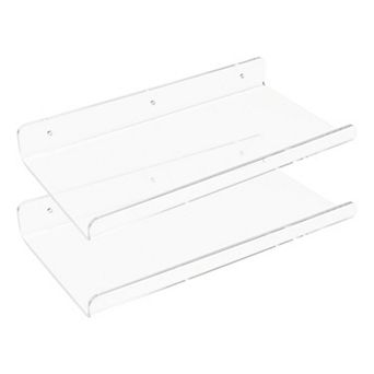 Clear Acrylic Floating Shelves For Room Wall Mounted Display Shelf