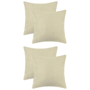 Solid Color Pillowcases With Hidden Zipper For Bed, Sofa, Chair And Couch