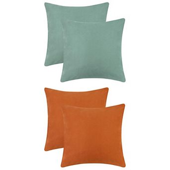 Solid Color Pillowcases With Hidden Zipper For Bed, Sofa, Chair And Couch