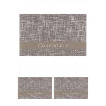 Letter Pattern Kitchen Mat Kitchen Rug Standing Mats For Office, Sink, Laundry 18" X 28" 3 pc