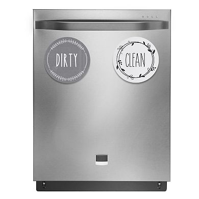 Dishwasher Magnet Clean Dirty Sign Magnetic Indicator