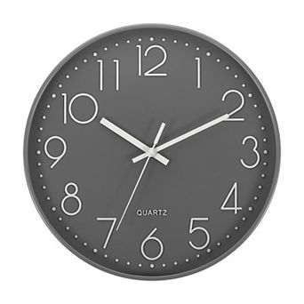 Wall Clock, Battery Operated Silent Non-Ticking Wall Clocks for Office Bedroom Decorative
