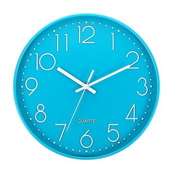 Wall Clock, Battery Operated Silent Non-Ticking for Office