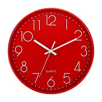 Wall Clock, Battery Operated Silent Non-Ticking Wall Clocks for Office Bedroom Decorative