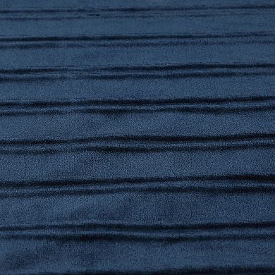 Thick Velvet Striped Pillow Covers Pleated Front Cushion Covers Office Home