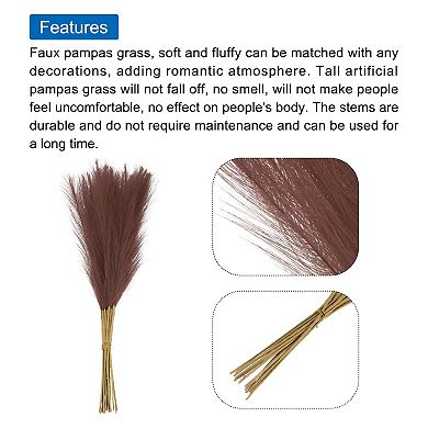 Faux Pampas Grass Decor For Living Room Party Wall Vase Wedding Decoration