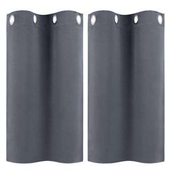 Polyester Blackout Curtain Panel Set Of 2, 29"x36"