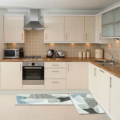 Kitchen Mats For Floor, Boho Geometry Kitchen Rugs, Boho Kitchen Decor 18" X 36" 2pcs