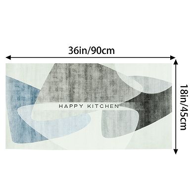 Kitchen Mats For Floor, Boho Geometry Kitchen Rugs, Boho Kitchen Decor 18" X 36" 2pcs