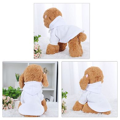Dog Sweatshirt Hooded Pet Spring/fall/winter Clothes Warm Coat