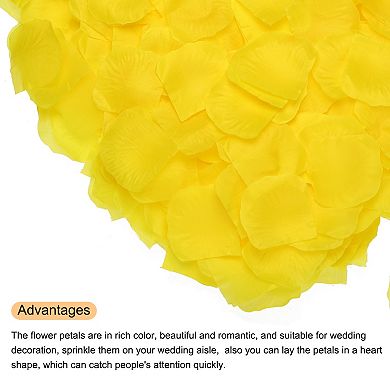 Silk Artificial Flower Rose Petal Wedding Faux Flower For Wedding ...