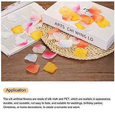 Silk Artificial Flower Rose Petal Wedding Faux Flower for Decoration 1200Pcs