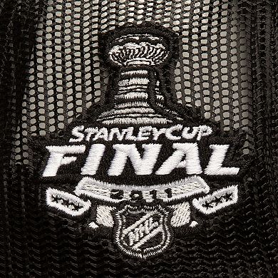 Men's Mitchell & Ness Black Boston Bruins SOUL Collection Golden Stanley Cup Champions Trucker Adjustable Hat