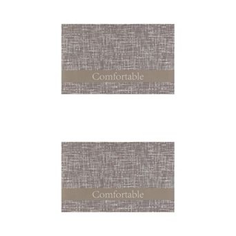 Letter Pattern Kitchen Mat Kitchen Rug Standing Mats For Sink, Laundry 18" X 28" 2 pc