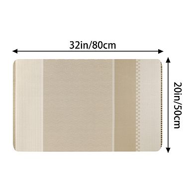 Soft Comfort Kitchen Rug Absorbent Non Slip Kitchen Mat Washable Mats 20" X 32", 24" X 36"