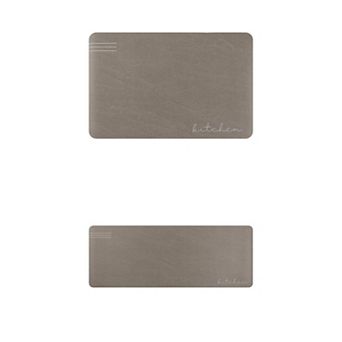 Modern Kitchen Mat Cushioned Waterproof Kitchen Mats For Floor 18" X 28"+ 18" X 47" 2 pc