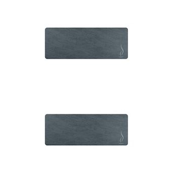 Modern Kitchen Mat Cushioned Waterproof Kitchen Mats For Floor 18" X 47" 2 pc