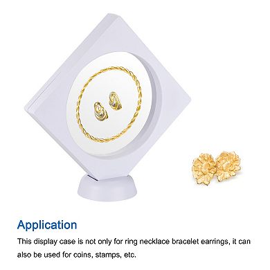 Floating Frame Display Holders 3d Jewelry Display Cases With Base