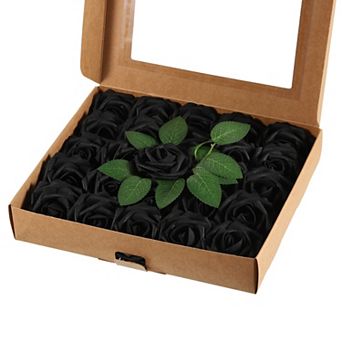 Artificial Rose Flower Heads, Mini Faux Flowers For Diy Craft Wedding