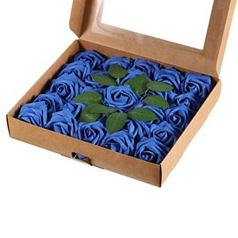 Artificial Rose Flower Heads, Mini Faux Flowers For Diy Craft Wedding